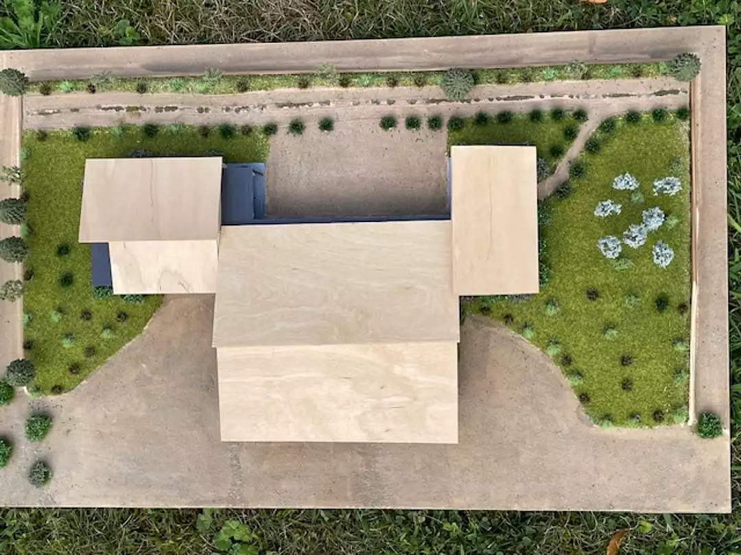 Modell des Handwerks in der Draufsicht